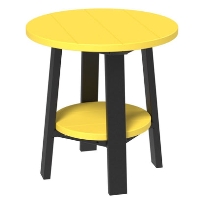 LuxCraft Deluxe End Table - PDET - Yellow / Black