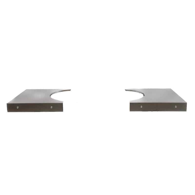 Primo Grill Stainless Steel Side Shelves for Oval X-Large or Oval Large (req PG00368 Cart) - PG00369