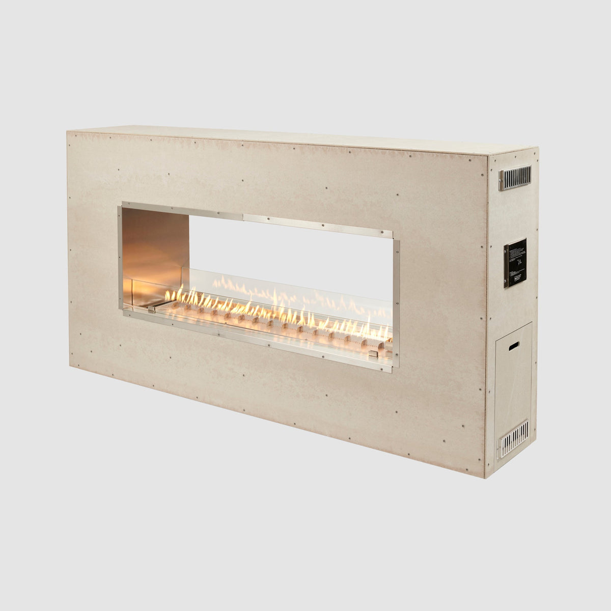 Outdoor GreatRoom 40-Inch See-Through Ready-to-Finish Outdoor Natural Gas Fireplace with Electronic Ignition - RSTL-40DNG - image 3