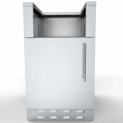 Sunstone 20″ Appliance Cabinet for UpTo 14-1/2 In. Cut-Out Width Appliance or BarStation w/Left Swing Door – SAC20CSDL - Front View
