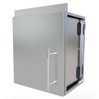 Sunstone 18″Upper Wall Left Swing Door Cabinet – SWC18CSDL - Angled View