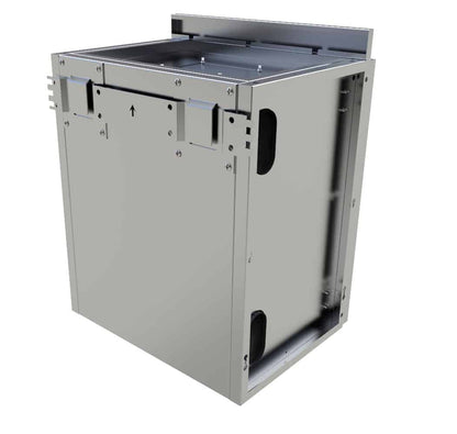 Sunstone 18″Upper Wall Left Swing Door Cabinet – SWC18CSDL - Back Angled