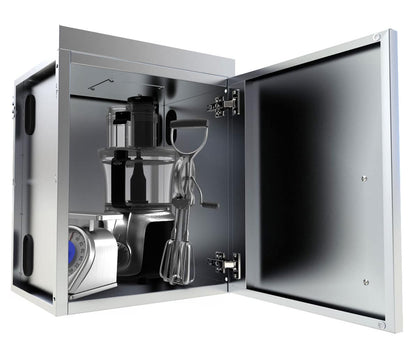 Sunstone 18″ Upper Wall Right Swing Door Cabinet – SWC18CSDR - Open Door