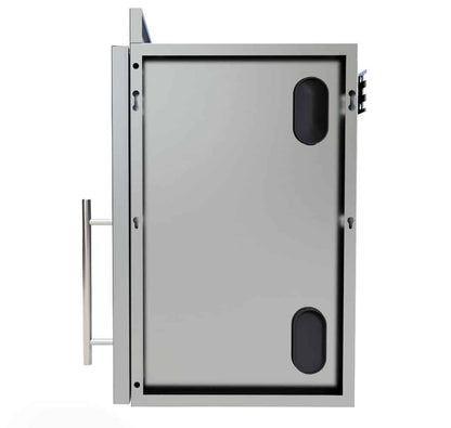 Sunstone 18″ Upper Wall Right Swing Door Cabinet – SWC18CSDR - Side