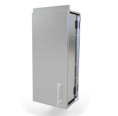 Sunstone 18″ Full Height Left Swing Door Cabinet – SWC18FSDL - Angled View