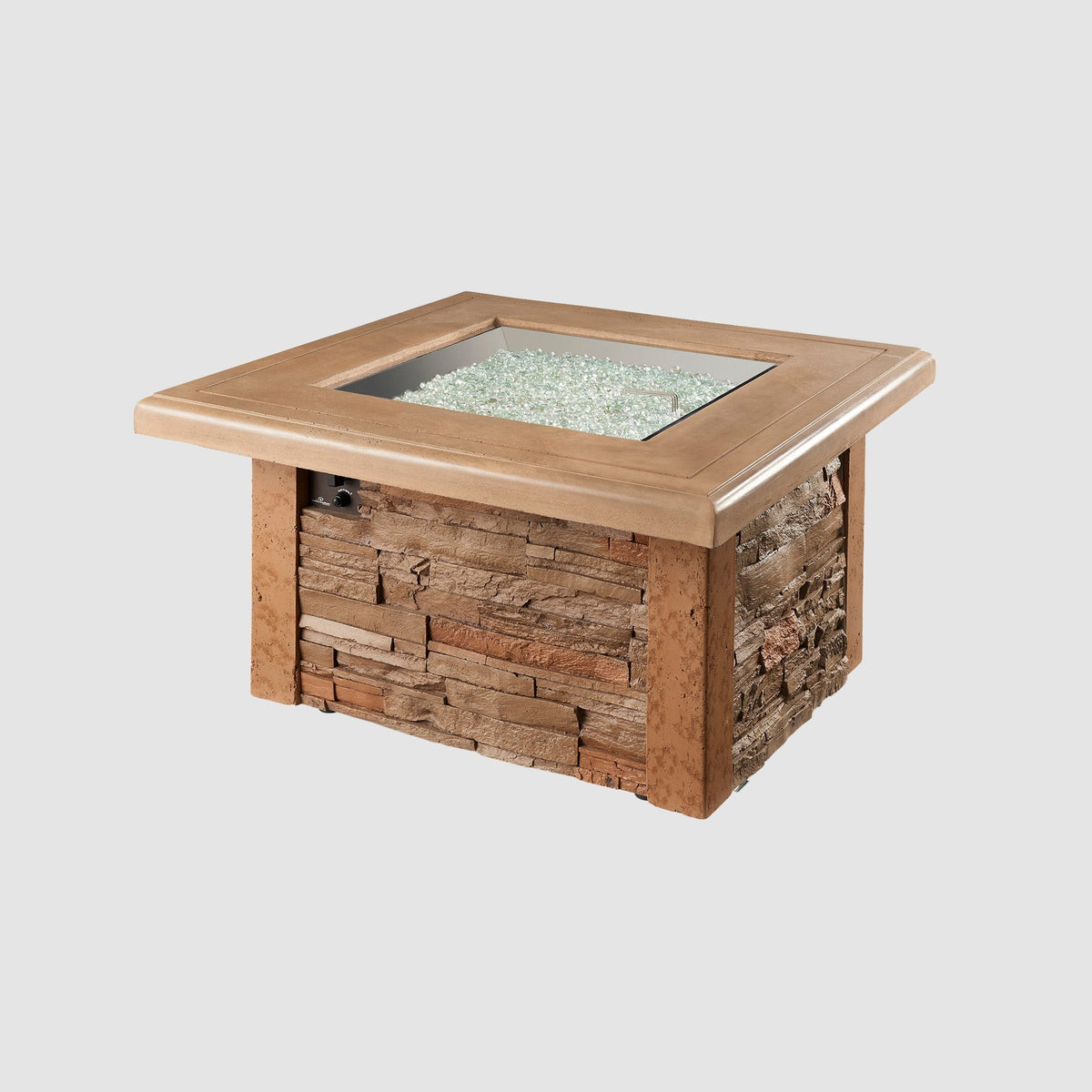 Outdoor GreatRoom Sierra Square Fire Pit Table - SIERRA-2424-M-K - image 2