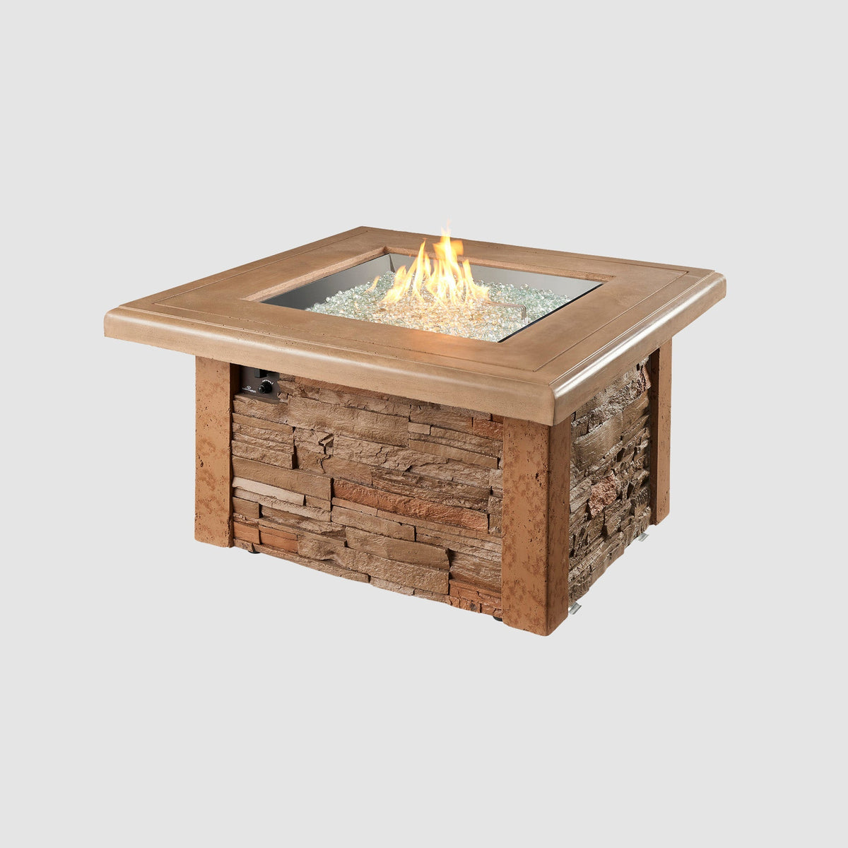 Outdoor GreatRoom Sierra Square Fire Pit Table - SIERRA-2424-M-K - image 7
