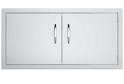 Sunstone 30" Double Door Flush Mount - A-DD30 - Horizontal double door stainless steel access panel.