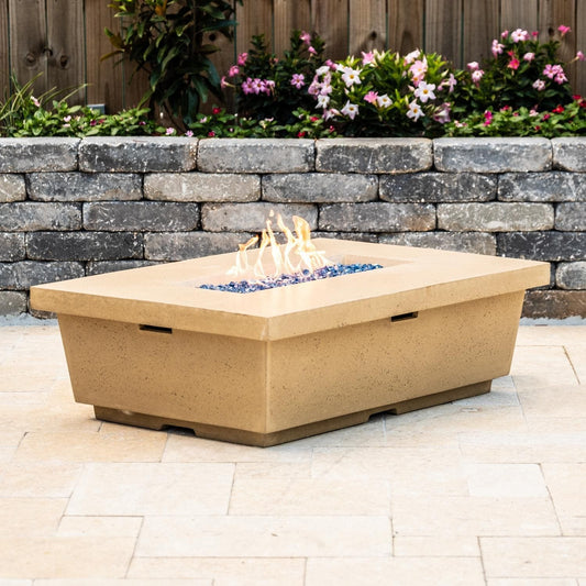 American Fyre Designs Contempo 52 Inch Rectangular Fire Pit Table 783-CB-11-M4C, photo 1