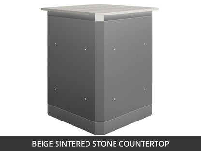 Whistler 30-Inch Stainless Steel 90-Degree Corner Cabinet - WMK-90C-WG - Back side View