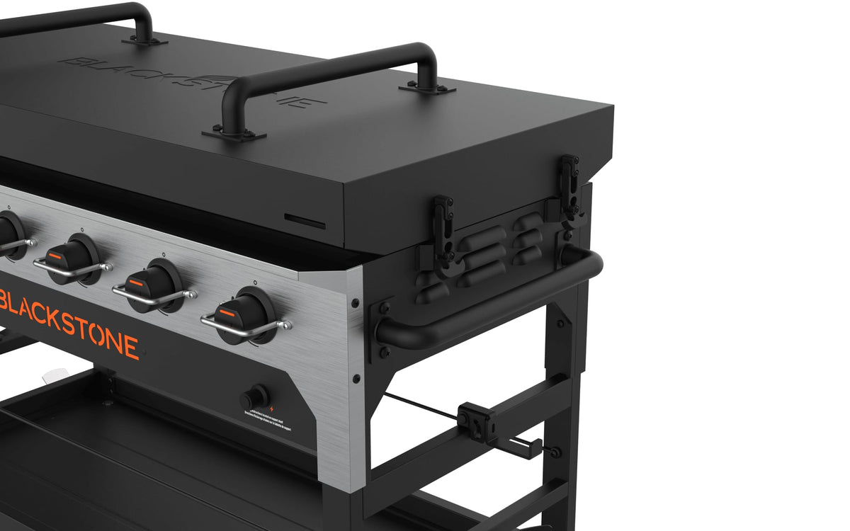 Blackstone 48-inch catering griddle, control knobs with protective guards