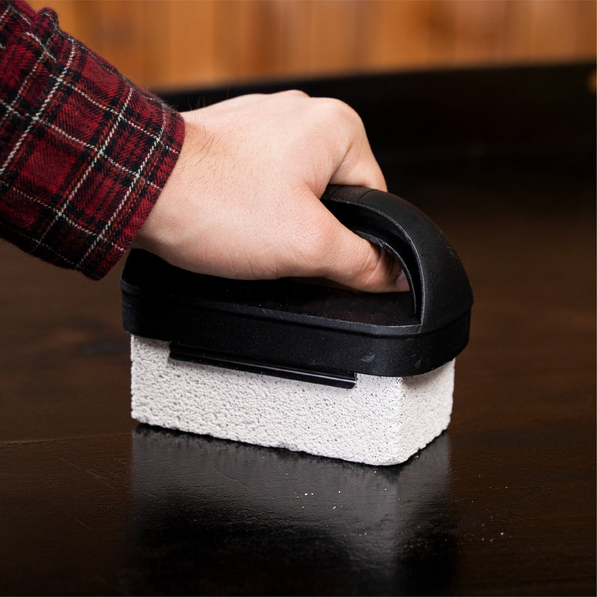 Blackstone griddle cleaning kit, pumice stone resurfacing the plate