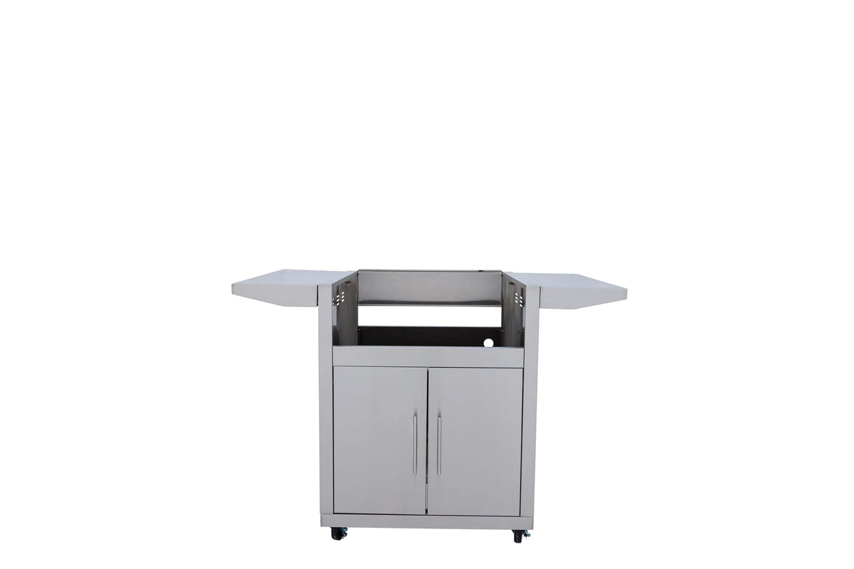 Blaze cart for the 26-inch outdoor oven, front view, cart only