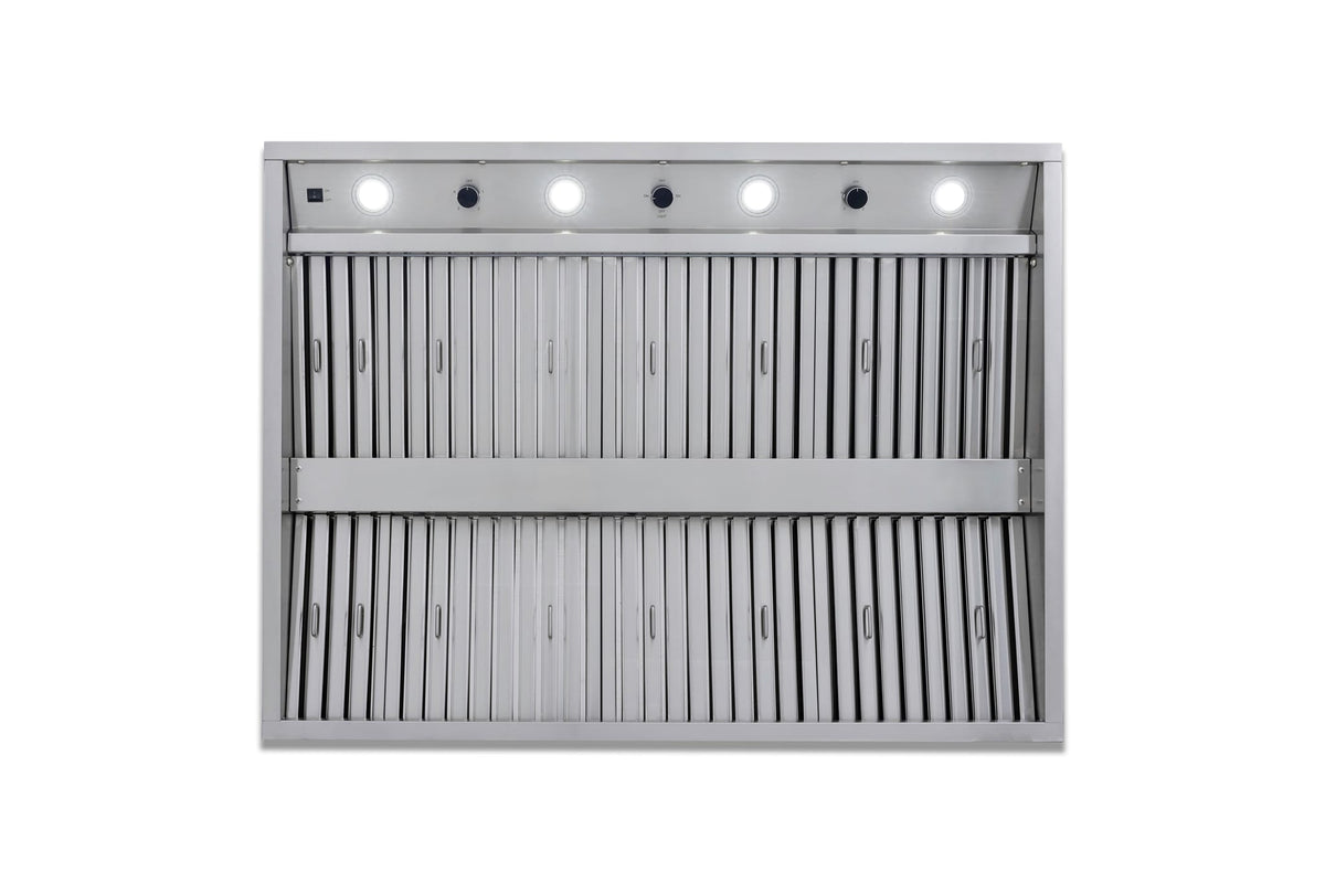 Blaze 48-Inch Stainless Steel Vent Hood - 2000 CFM, view 5