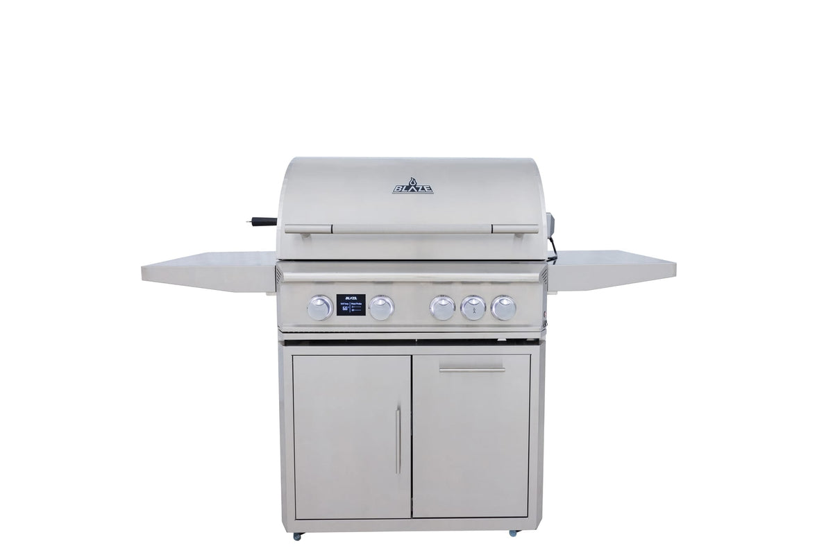 Blaze cart for the LTE PRO 32-inch 4-burner grill, shown with the BLZ-4LTEPRO grill (sold separately)