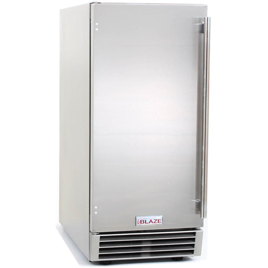 Blaze 50 Lb. 15-Inch Outdoor Rated Ice Maker With Gravity Drain