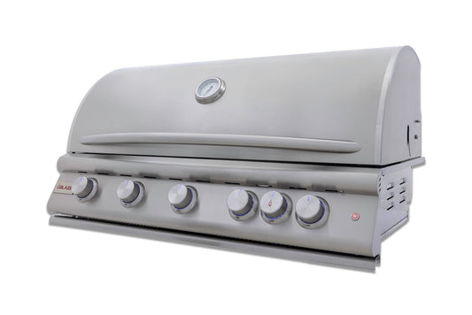 Blaze Premium LTE+ 40-Inch 5-Burner Built-In Gas Grill W/ Rear Infrared Burner & Lift-Assist Hood