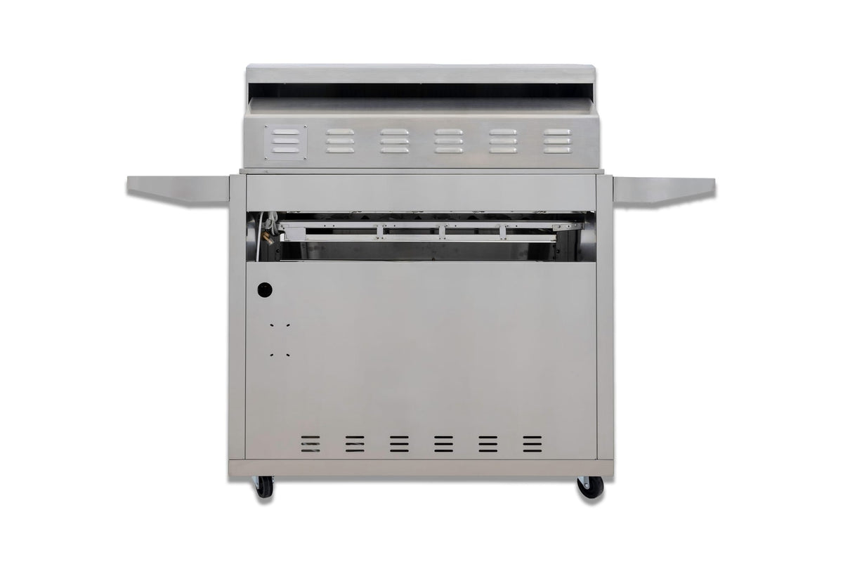 Blaze Premium LTE+ 40-Inch 5-Burner Gas Grill W/ Rear Infrared Burner & Lift-Assist Hood -BLZ-5LTE3+ BLZ-5-CART-SC, view 5