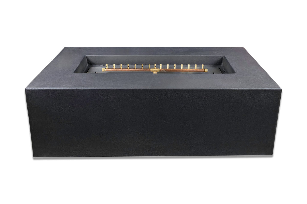 Blaze 60-Inch Rectangular Concrete Fire Pit Table in Phantom, view 2