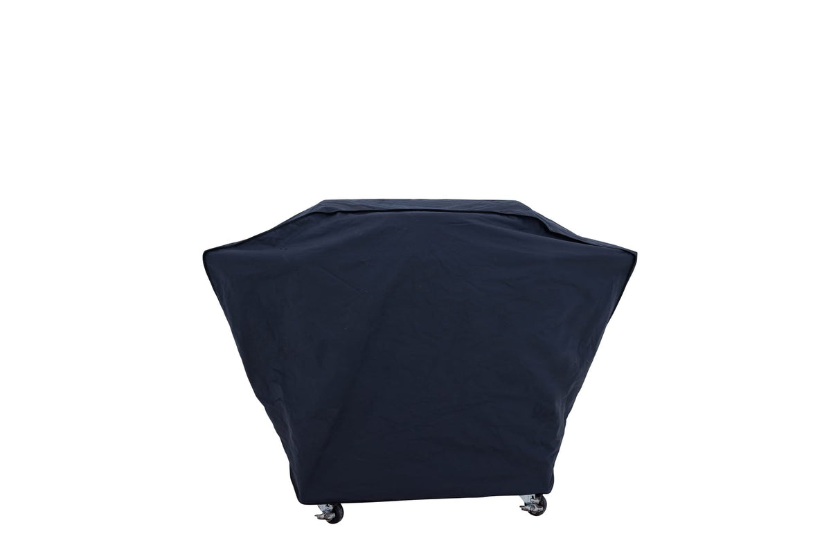 Blaze Cover For LTE+ 30-Inch Gas Griddles On Cart, cover fitted on an LTE+ griddle and cart