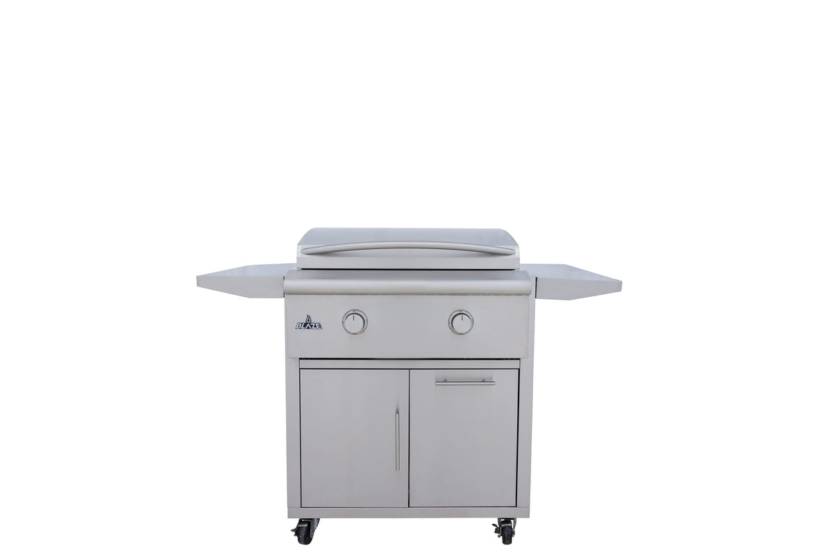 Blaze cart for the LTE+ 30-inch griddle, shown with the BLZ-GRIDDLE-LTE3 griddle (sold separately)