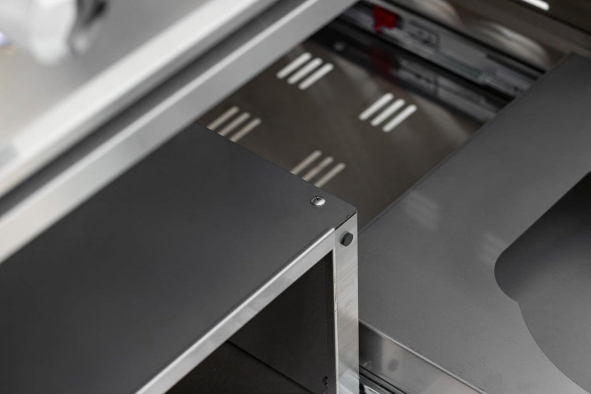 Blaze cart for the LTE PRO 40-inch griddle, propane tank drawer
