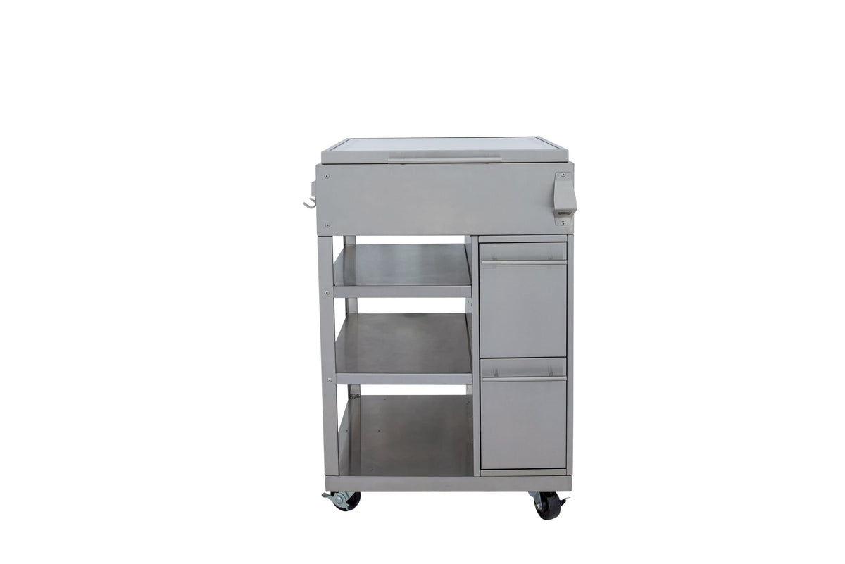 Blaze LTE+ 360 prep cart, front view