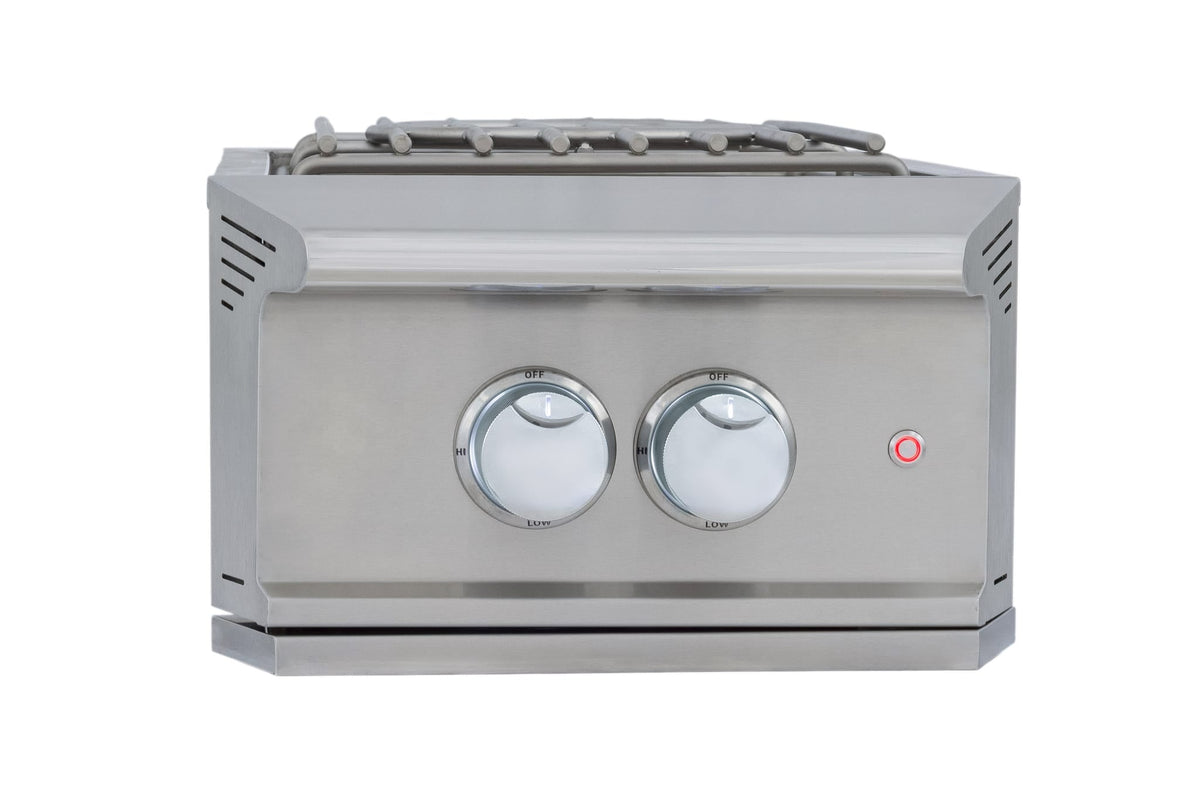 Blaze LTE PRO built-in power burner, front view
