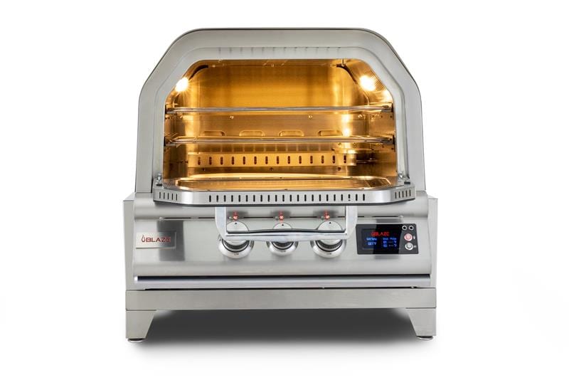 Blaze 26-Inch Built-In Outdoor Pizza Oven W/ Rotisserie, view 2