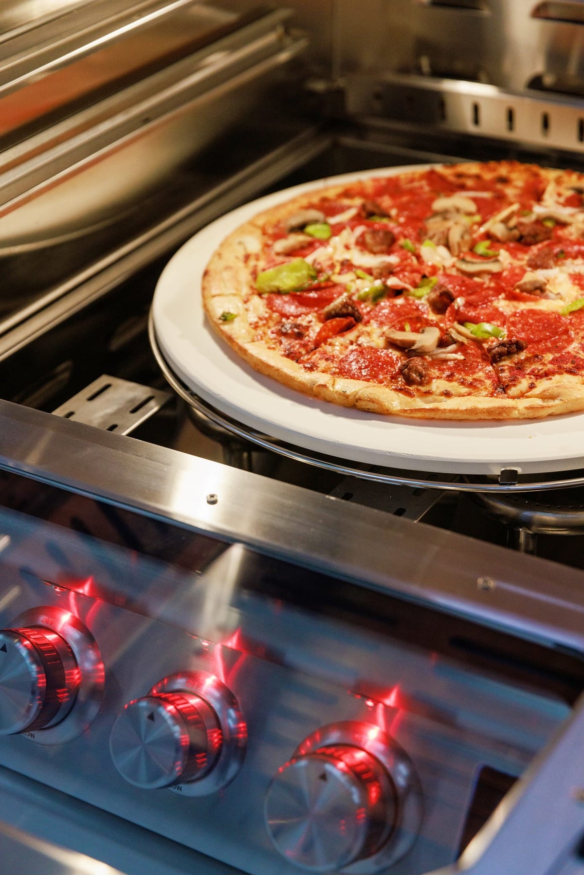 Blaze 26-Inch Built-In Outdoor Pizza Oven W/ Rotisserie, view 3