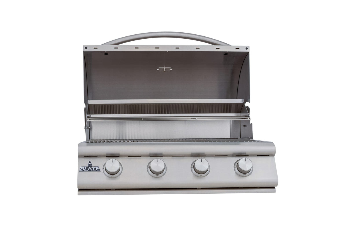 Blaze BCM 32-Inch 4-Burner Built-In Gas Grill - BLZ-4BCM+ BLZ-4-CART-SC, view 5