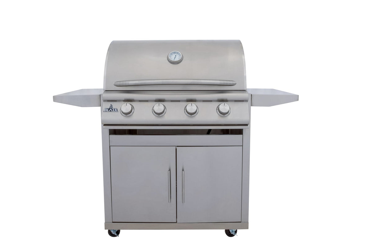 Blaze BCM 32-Inch 4-Burner Built-In Gas Grill - BLZ-4BCM+ BLZ-4-CART-SC
