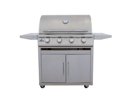 Blaze BCM 32-Inch 4-Burner Built-In Gas Grill - BLZ-4BCM+ BLZ-4-CART-SC