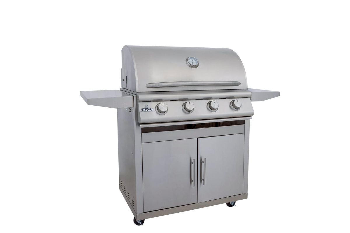 Blaze BCM 32-Inch 4-Burner Built-In Gas Grill - BLZ-4BCM+ BLZ-4-CART-SC, view 3
