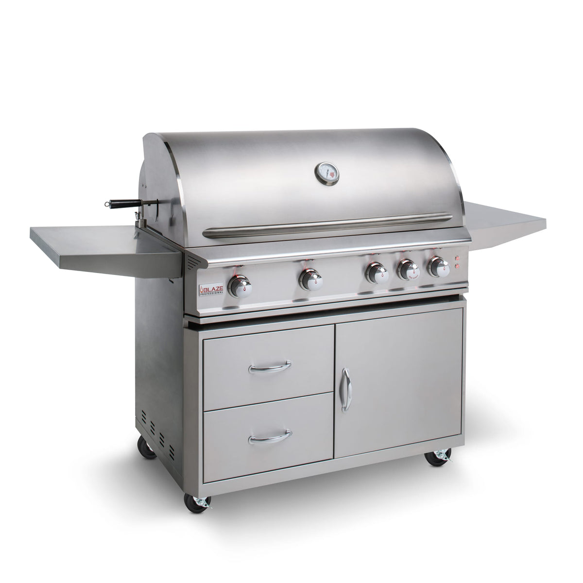 Blaze Professional LUX 44-Inch 4-Burner Built-In Gas Grill With Rear Infrared Burner - BLZ-4PRO + BLZ-4PRO-CART-LTSC