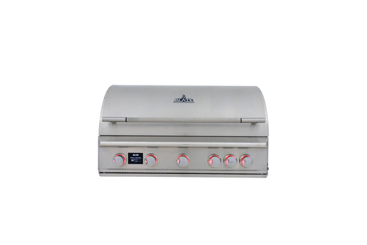 Blaze LTE PRO 40-Inch 5-Burner Built-In Gas Grill W/ Digital Temperature Screen & Rotisserie