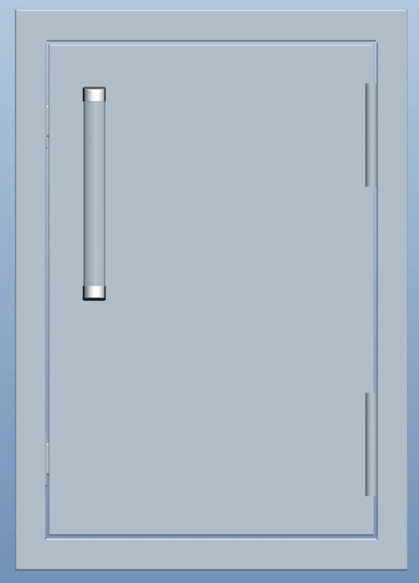 Bonfire Stainless Steel Outdoor Kitchen Storage Vertical door 14″x20″ Access Door - CBASDV1420