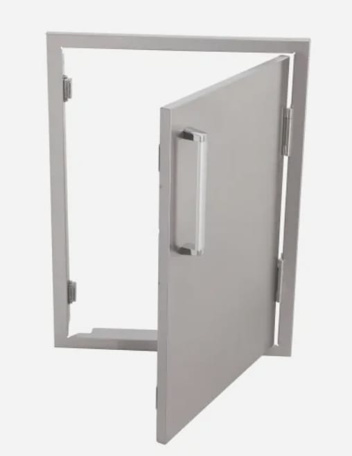 Bonfire CBASDV1420 vertical access door open, front view