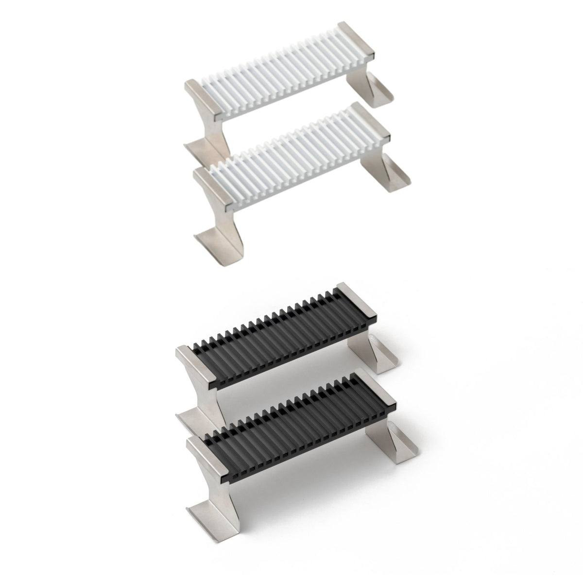 Bromic low clearance recess kit vent covers in black and white