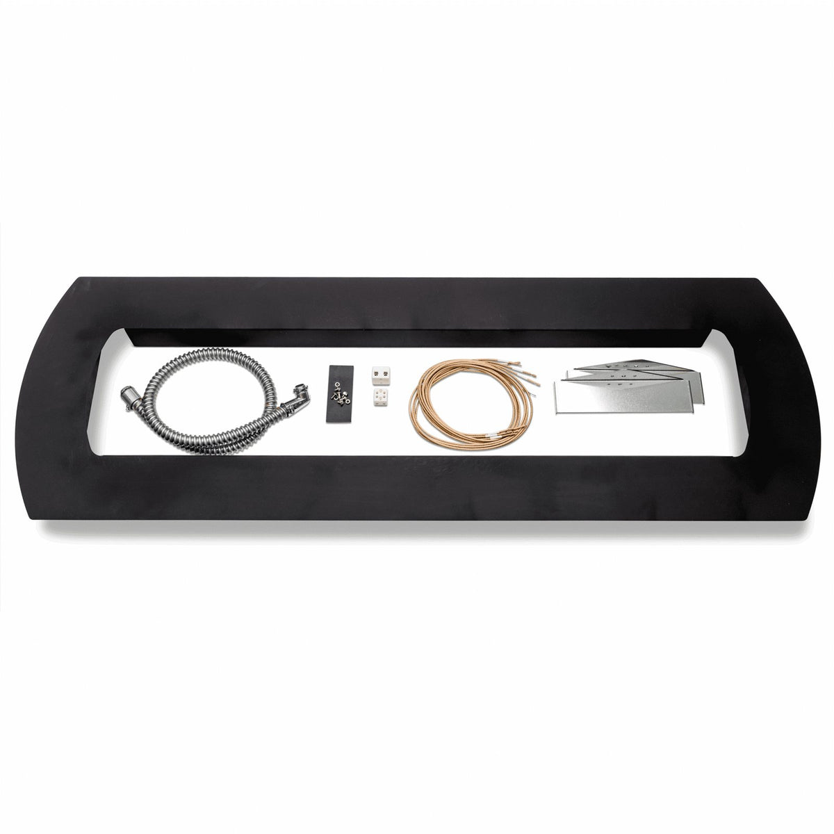Bromic Tungsten Electric recess kit in black with hardware