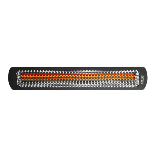 Bromic Tungsten Smart-Heat Electric 3000W heater in black, running