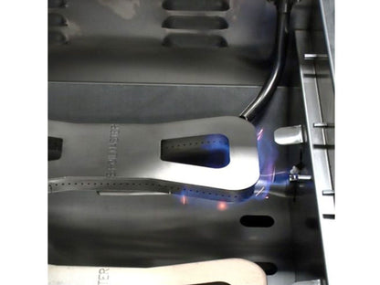 Broilmaster 32-Inch Built-In Gas Griddle - BSB322G - Burner On