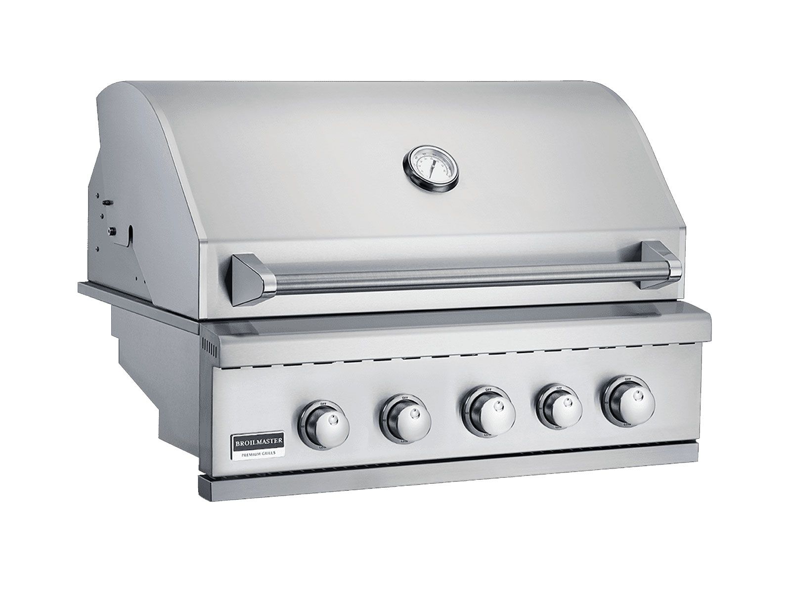 Broilmaster B-Series 32-Inch Stainless Steel Built-In Gas Grill - BSB324NL - White Background