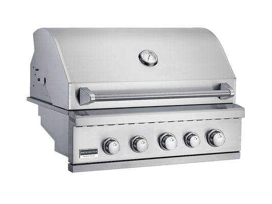Broilmaster B-Series 32-Inch Stainless Steel Built-In Gas Grill - BSB324NL - White Background