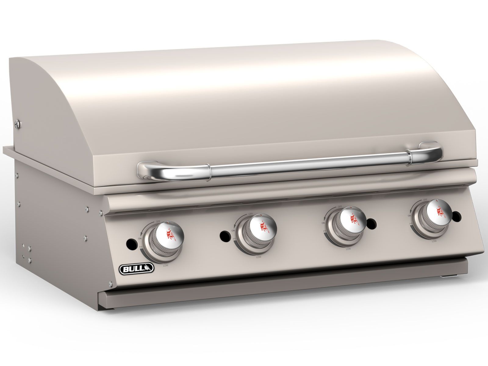 Bull 30-Inch Stainless Steel Griddle - 9200 - Close Led Right Angel