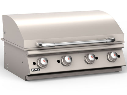 Bull 30-Inch Stainless Steel Griddle - 9200 - Close Led Right Angel