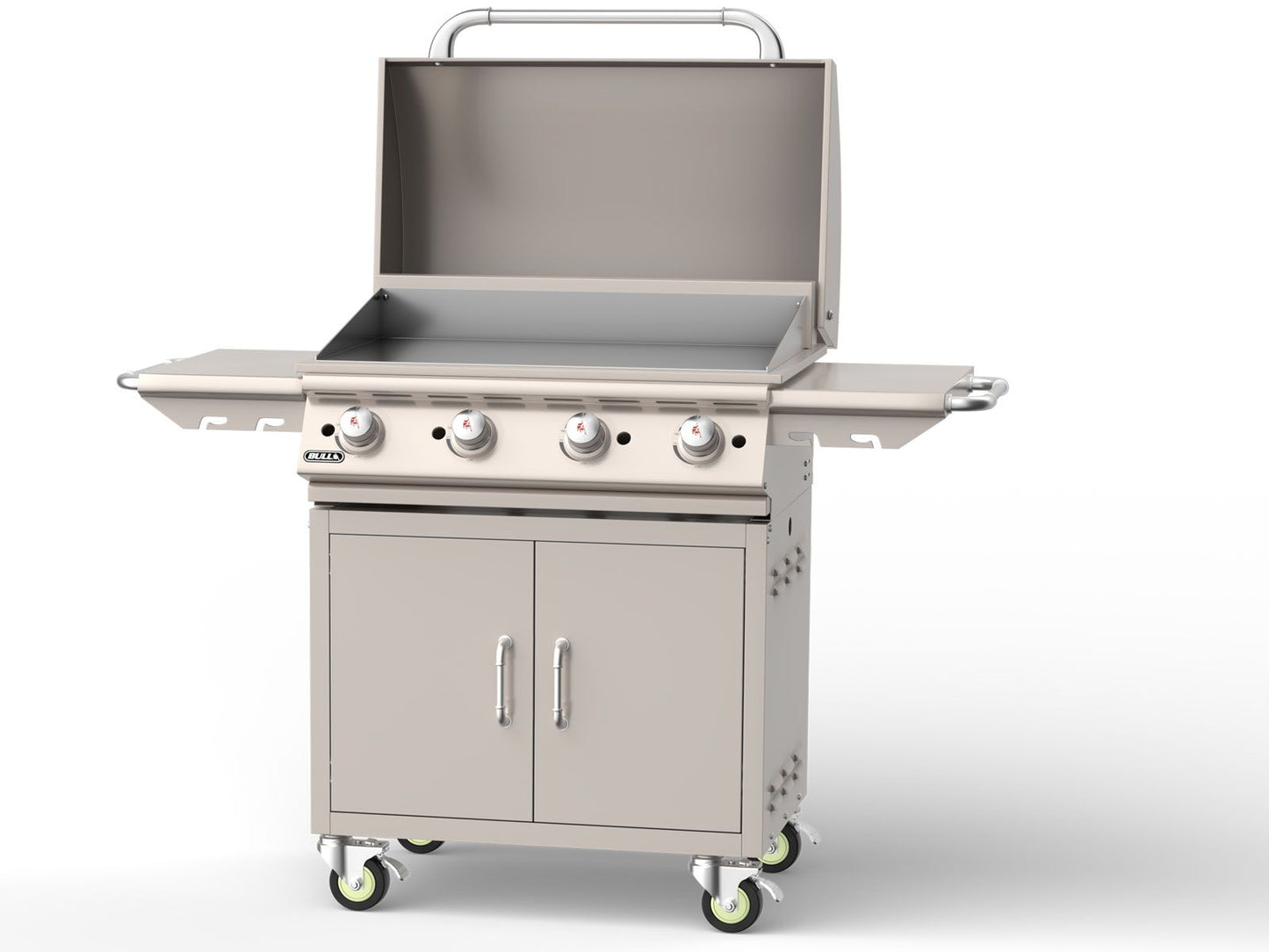 Bull 30-Inch Stainless Steel Griddle with Cart - 7301 - Side View