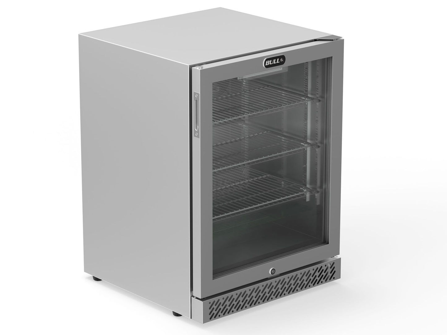 Bull 4.9 Cu. Ft. Premium Outdoor Rated Compact Refrigerator with Glass Door - 13100 Top Angle