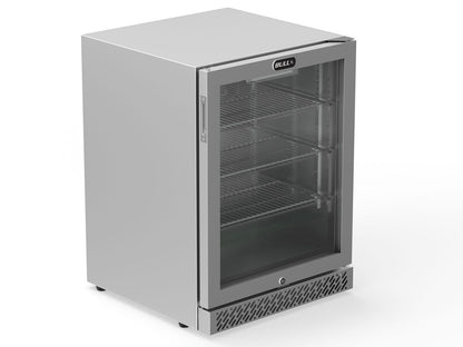 Bull 4.9 Cu. Ft. Premium Outdoor Rated Compact Refrigerator with Glass Door - 13100 Top Angle