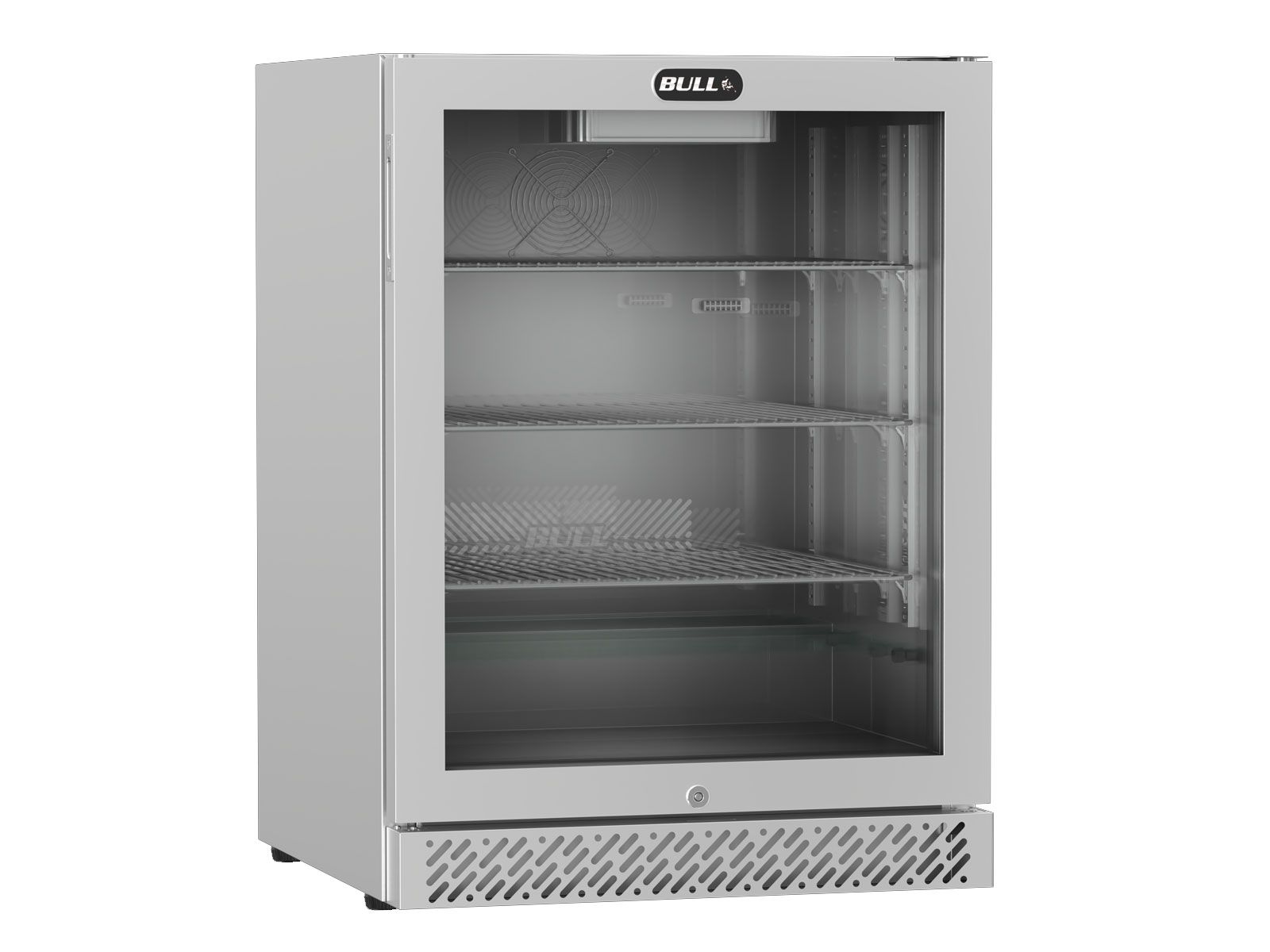 Bull 4.9 Cu. Ft. Premium Outdoor Rated Compact Refrigerator with Glass Door - 13100 Right Angle